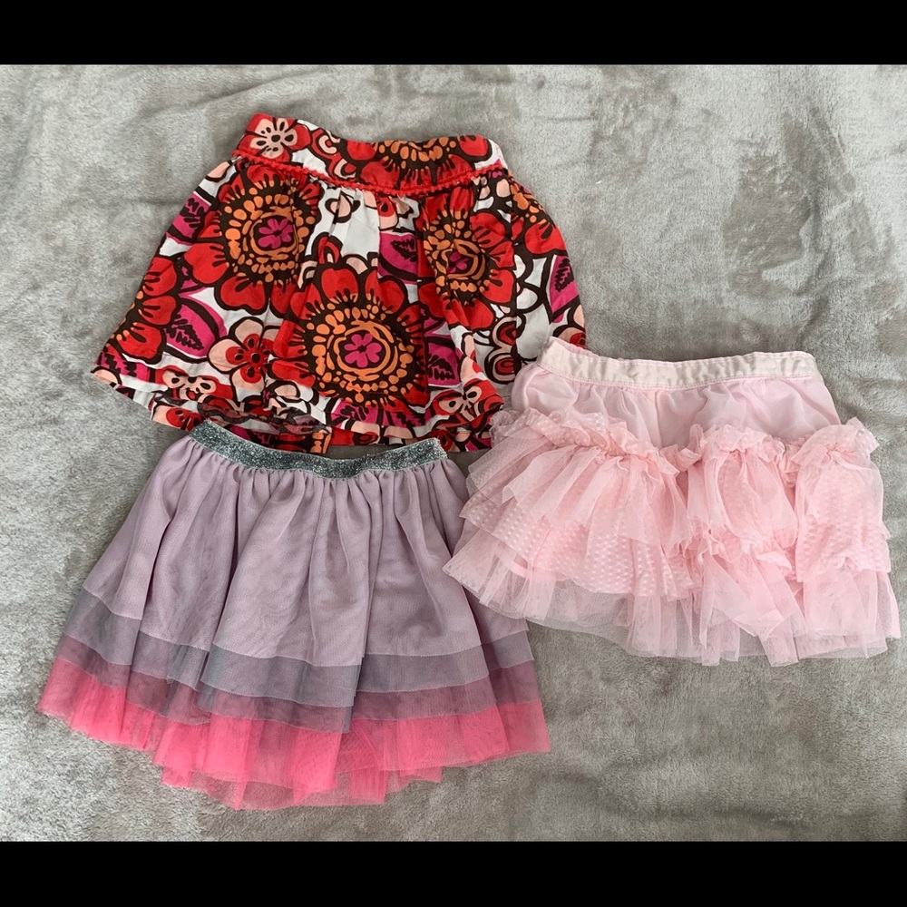 🛍Toddler Girl Skirt Bundle Various Colors Sparkle